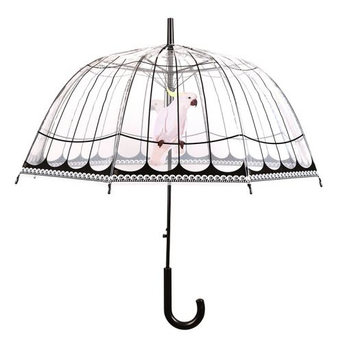 Esschert Design | Paraplu Transparant | Kaketoe| Ø83 cm