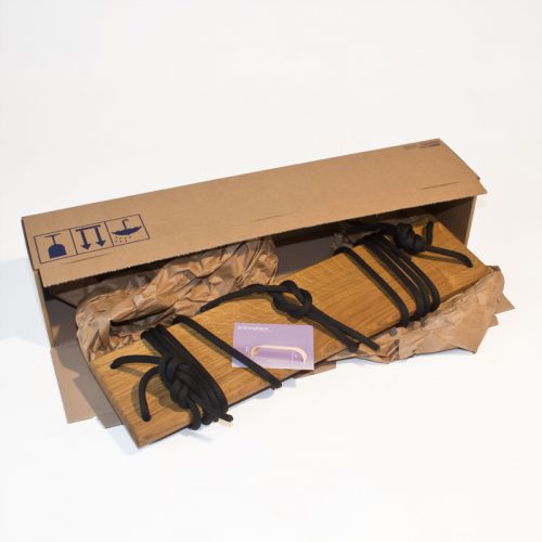 De schommel voor generaties – 80 cm breed, in zwart met extra dik touw