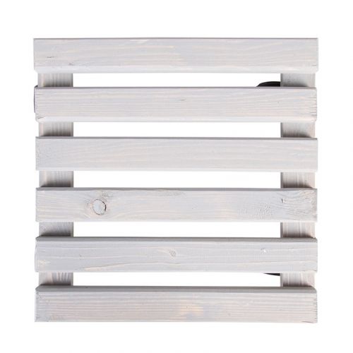 Esschert Design | Plantenrol vierkant | hout | S | 24x8cm