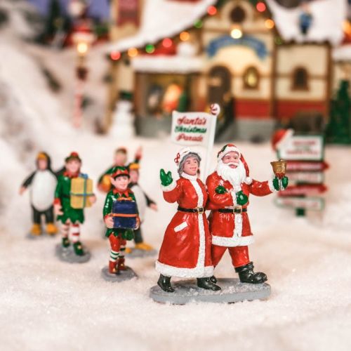 LEMAX Elfenparade van de Kerstman | Set van 7