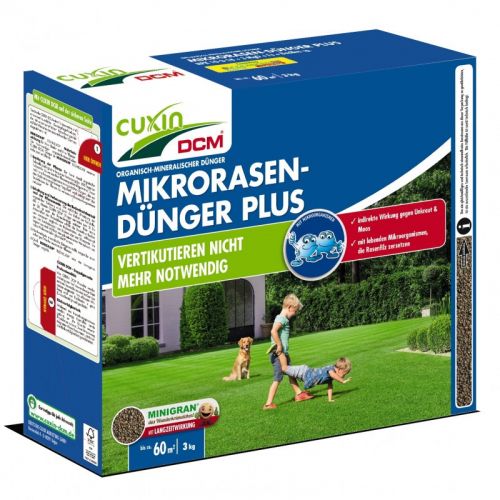 CUXIN DCM | Microgazonmeststof Plus | 3kg voor 60m²