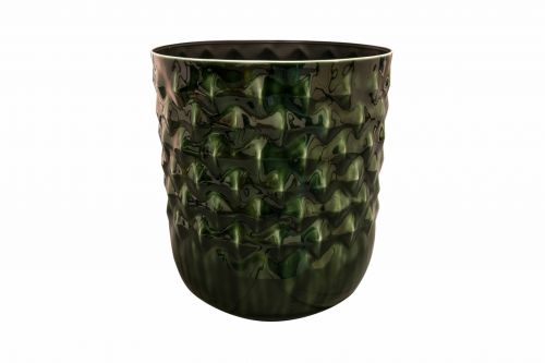 Pot Jacie forest green | Ø28 x H31 cm
