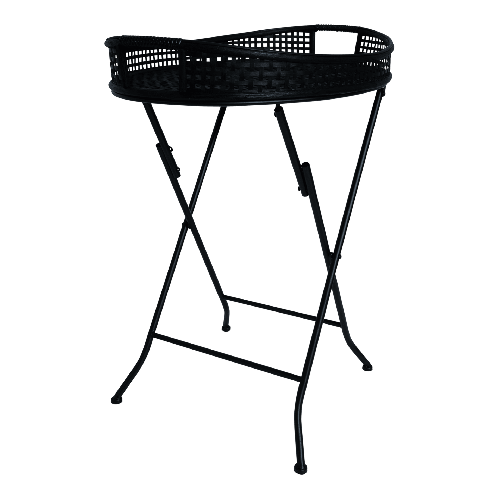 Bijzettafel Levi | Zwart | L 62 x B 43 x H 69,5 cm