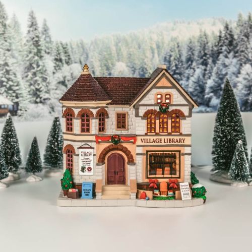 LEMAX Village Library | met 4.5V Adapter