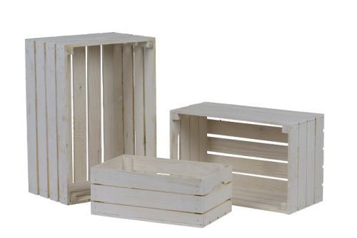 "Lattenkist Set – Wit"