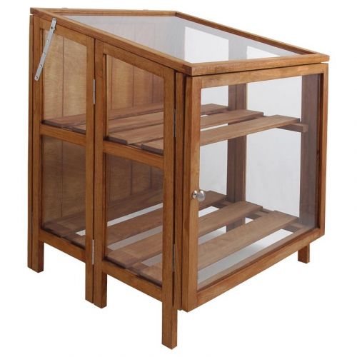 Esschert Design | Bedbox klein | hout | Bruin | 80x60x60cm