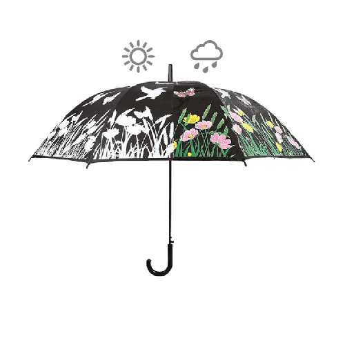 Esschert Design | paraplu | Vogels | Kleurverandering | Ø118 cm