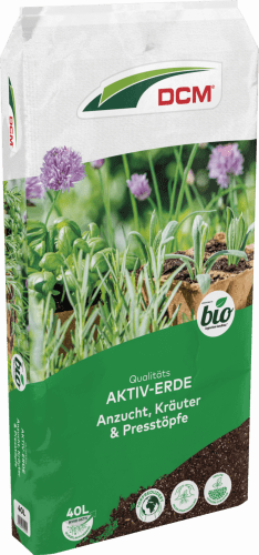 CUXIN DCM | Tuin actieve grond voor teelt, kruiden & perspotten | 40 liter