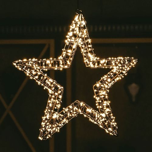 Kerstverlichting ster 3D | 1200 LED's | Extra warm wit
