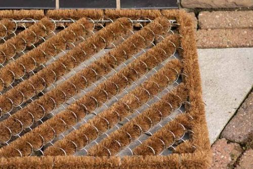 Esschert Design | Deurmat | Spiraal en kokosnoot | L | 75x45cm