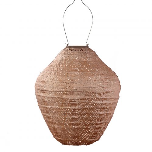 LUMIZ solar lampion | Ikat | Roze | Ø30 cm