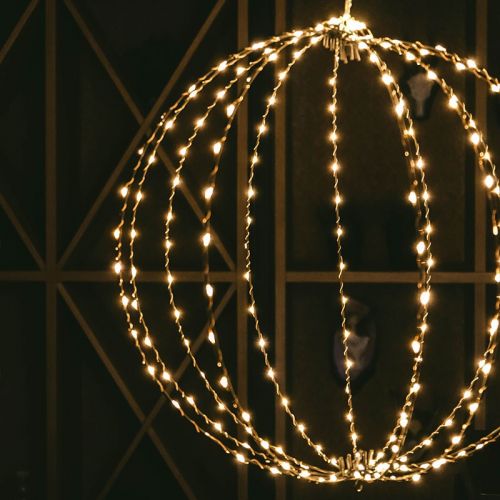 Buiten kerstverlichting bal | 216 LED's | Extra warm wit