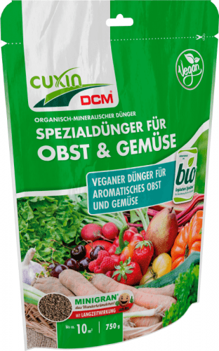 CUXIN DCM | Speciale meststof voor groenten en fruit | 750g voor 10m²
