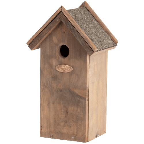 Esschert Design | Nestkast koolmees bitumendak | hout | 19x14x32cm