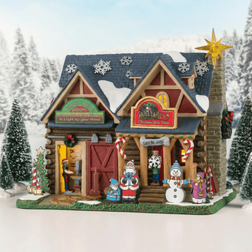 LEMAX Holly & Ivy's Christmas Yard Decor | met 4,5V-adapter