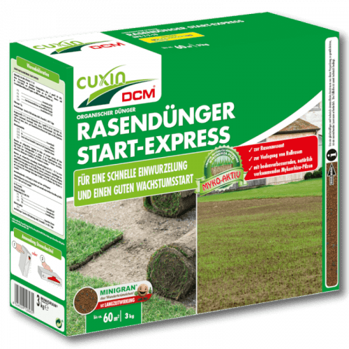 CUXIN DCM | Gazonmeststof Start-Express | 3kg voor 60m²