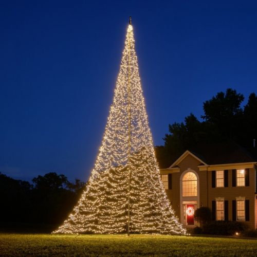 Fairybell-kerstboom | 1000 cm | 8000 LED's | Warm wit
