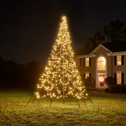 Fairybell-kerstboom | 400 cm | 640 LED's | Warmwit | inclusief mast