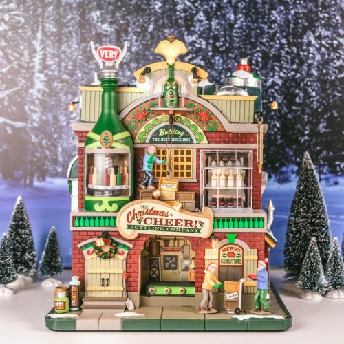 LEMAX Christmas Cheer Bottling Company | met 4.5V Adapter