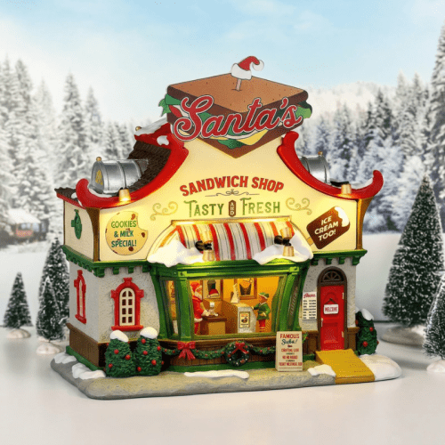 LEMAX Santa's Sandwich Shop