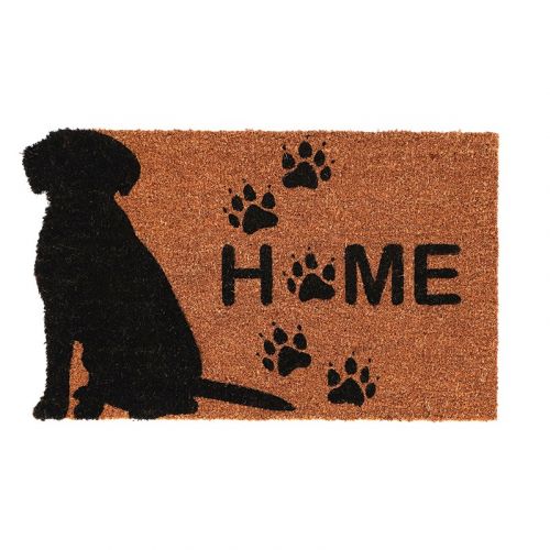 Esschert Design | Deurmat Hond en Huis | Kokosnoot | 75x45cm