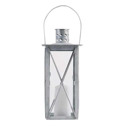 Esschert Design | lantaarn | Oud zink | S | 26x12x12cm