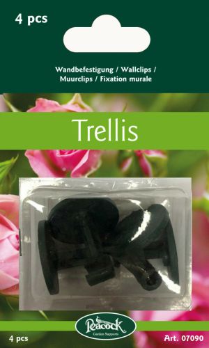 Muurclips voor Klimplantenrekken | 4 stuks | Peacock