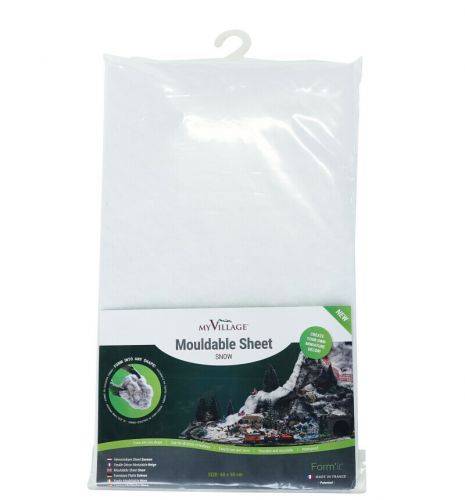 My Village | Vormbare plaat sneeuw | 60x50cm