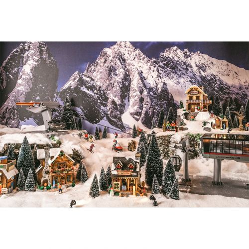 Jägerndorfer | Model kabelbaan Uni-G speelset met 1 fauteuil, 1 cabine | Zwart-Rood | 1:32