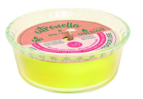 Citronella Geurkaars | Fiamma Soufflé | Ø 15 cm | 12 uur brandtijd