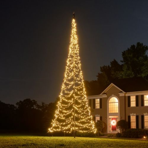Fairybell-kerstboom | 800cm | 1500 LED's | Warm wit met glitters