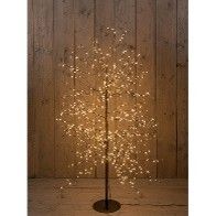 Decoratieboom |  1000 LED | Classic Warm | IP44 Trafo | 150 cm | zwart | Anna's Collection