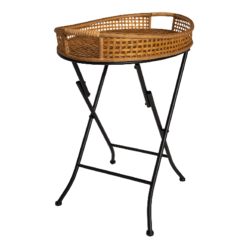 Bijzettafel Levi | Naturel | L 55 x B 38 x H 62 cm