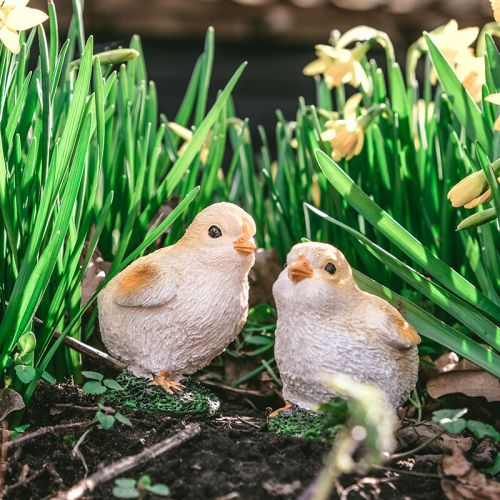 Tuinfiguur 2 kuikens | 9 cm