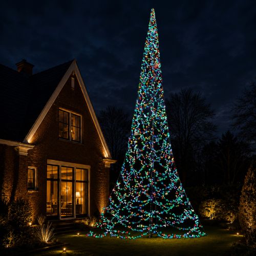 Fairybell Luminous Switch kerstboom | 1000 cm | 2048 LED | warmwit & multicolor