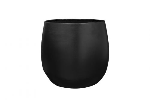 Pot Stijn zwart | Ø22 x H21 cm