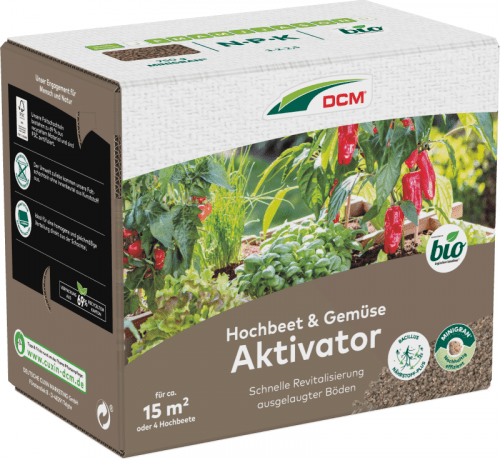 CUXIN DCM | Verhoogd bed & groente-activator | 0,75kg voor 15m²
