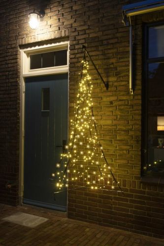 Fairybell Hangende kerstboom | 150 cm | 240 LED | Warm wit | incl. mast
