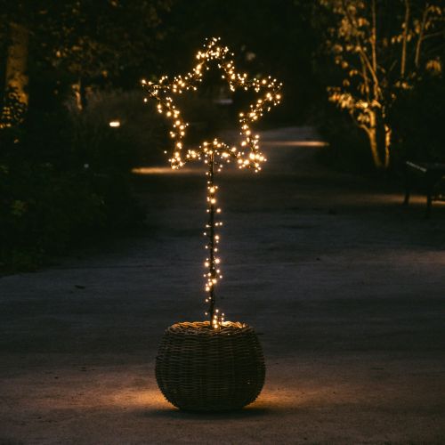 Uniek kerstster-tuinornament voor de feestdagen | in 2 varianten