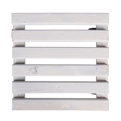 Esschert Design | Plantenrol vierkant | hout | S | 24x8cm
