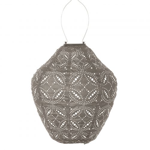 LUMIZ solar lampion | Jar | Mandela Taupe | Ø30 cm