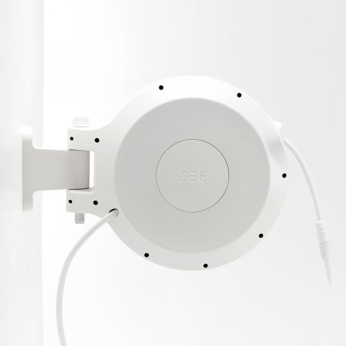 ZEE® | Mirtoon tuinslang met muurbeugel | Wit | 30m