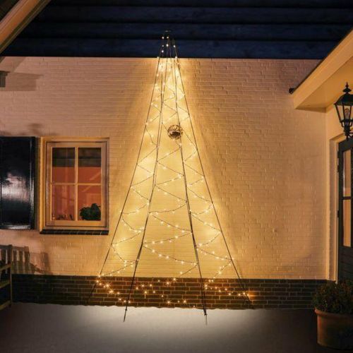 Fairybell Wand-kerstverlichting | 400 cm | 240 LED | Warm wit