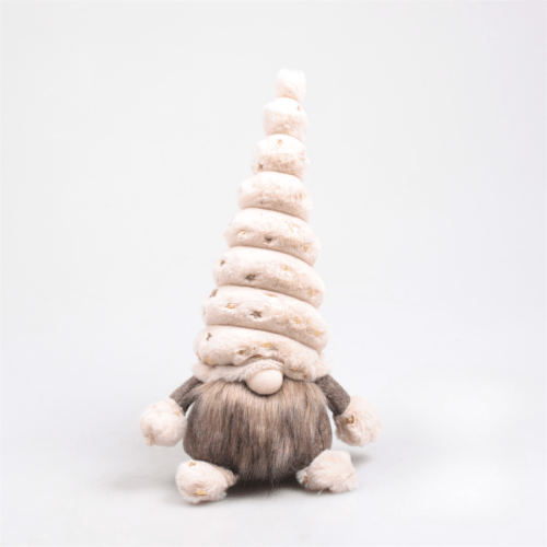 Kerstkabouter Toby | Wit | 25x19x46 cm