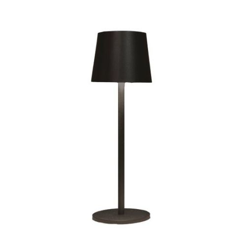 Draadloze Tafellamp | 36 x 11 cm | Warmwit dimbaar | Mat Zwart | Anna's Collectie
