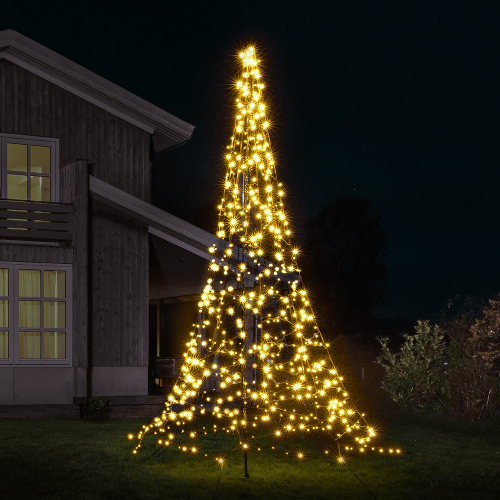 Lumedi | LED-kerstboom voor buiten incl. mast | Warmwit | in 5 varianten