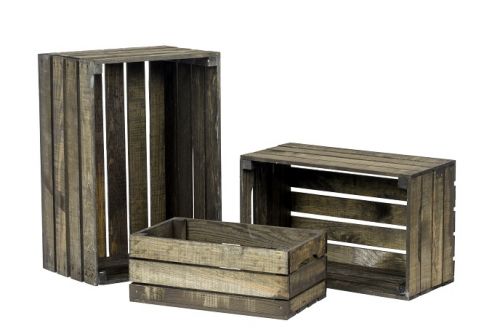 "Lattenkist Set – Zwart"
