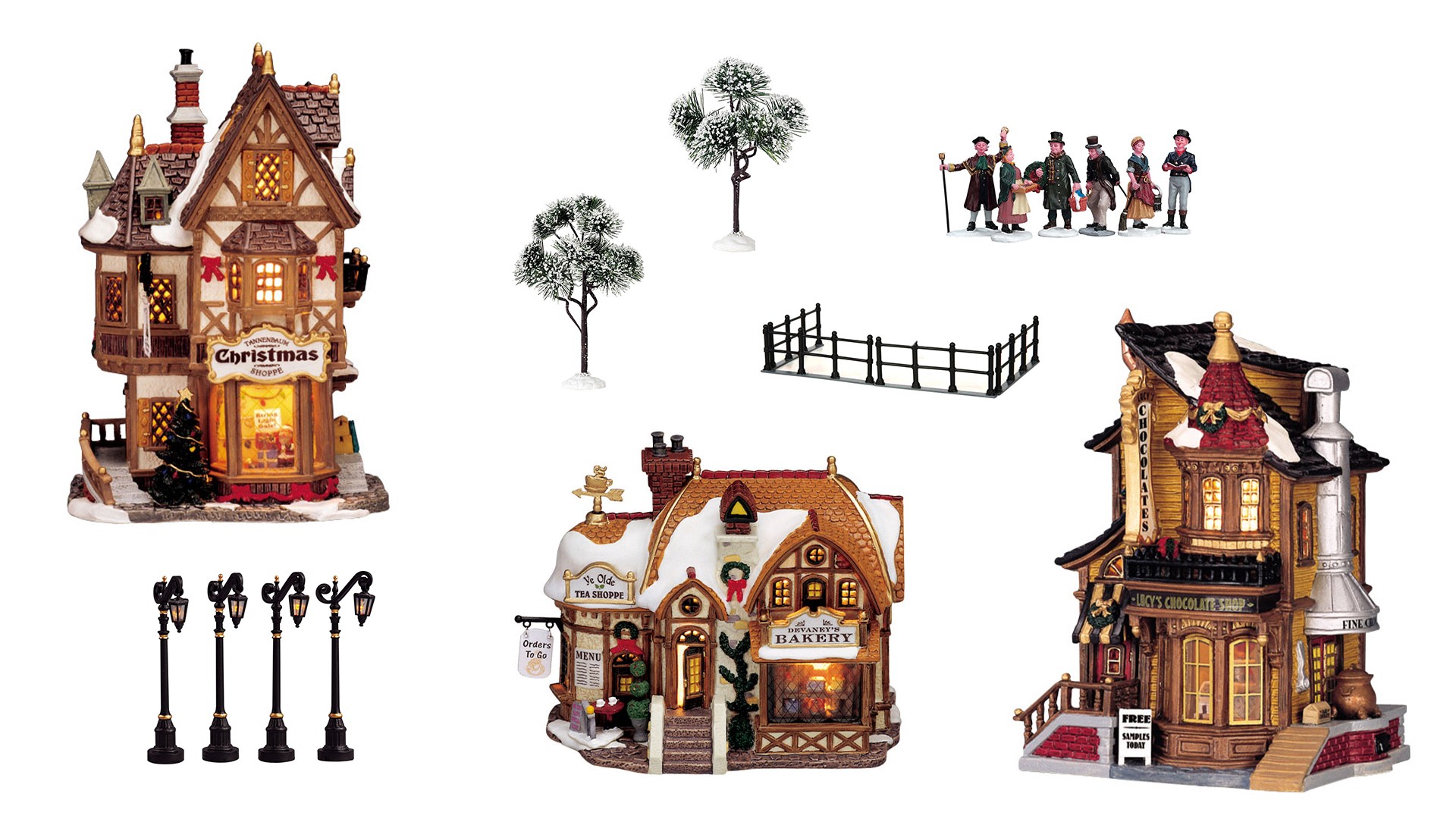LEMAX Set Sweet Christmas Village | 8-delig