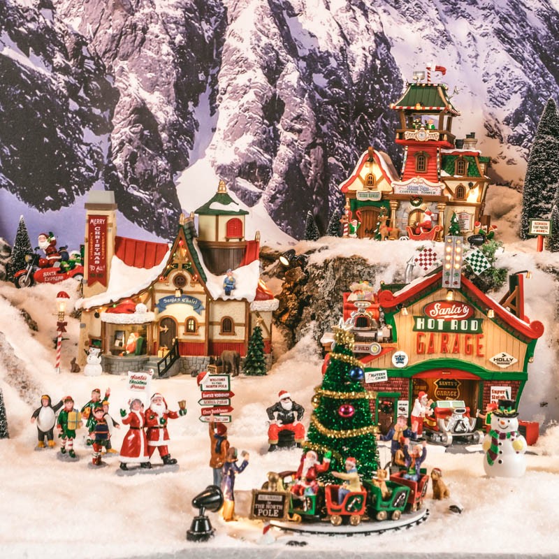 LEMAX Set Santa’s Village Groot | 12-delig
