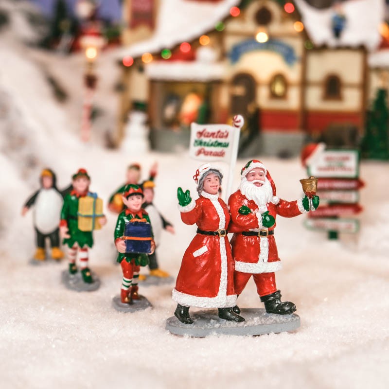 LEMAX Set Santa’s Village Groot | 12-delig